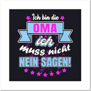 Oma muss nicht nein sagen Posters and Art